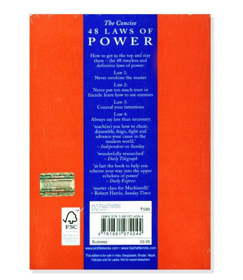 The Concise 48 Laws of Power New Edition